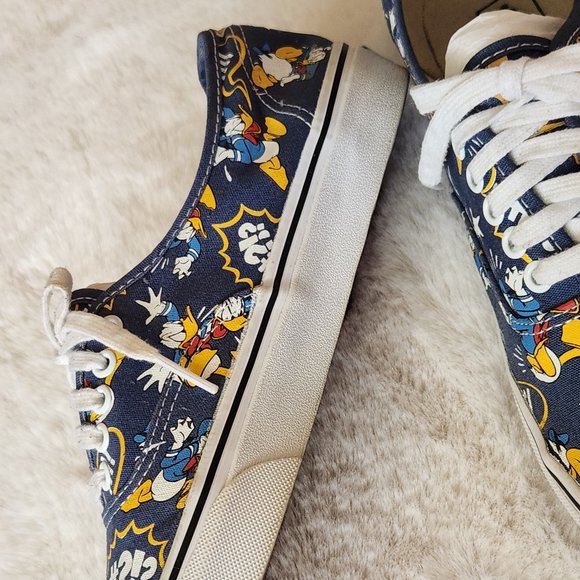 Vans Limited Edition Donald Duck Disney tennis shoes Men 9.5 Womens 11 - Picture 6 of 16